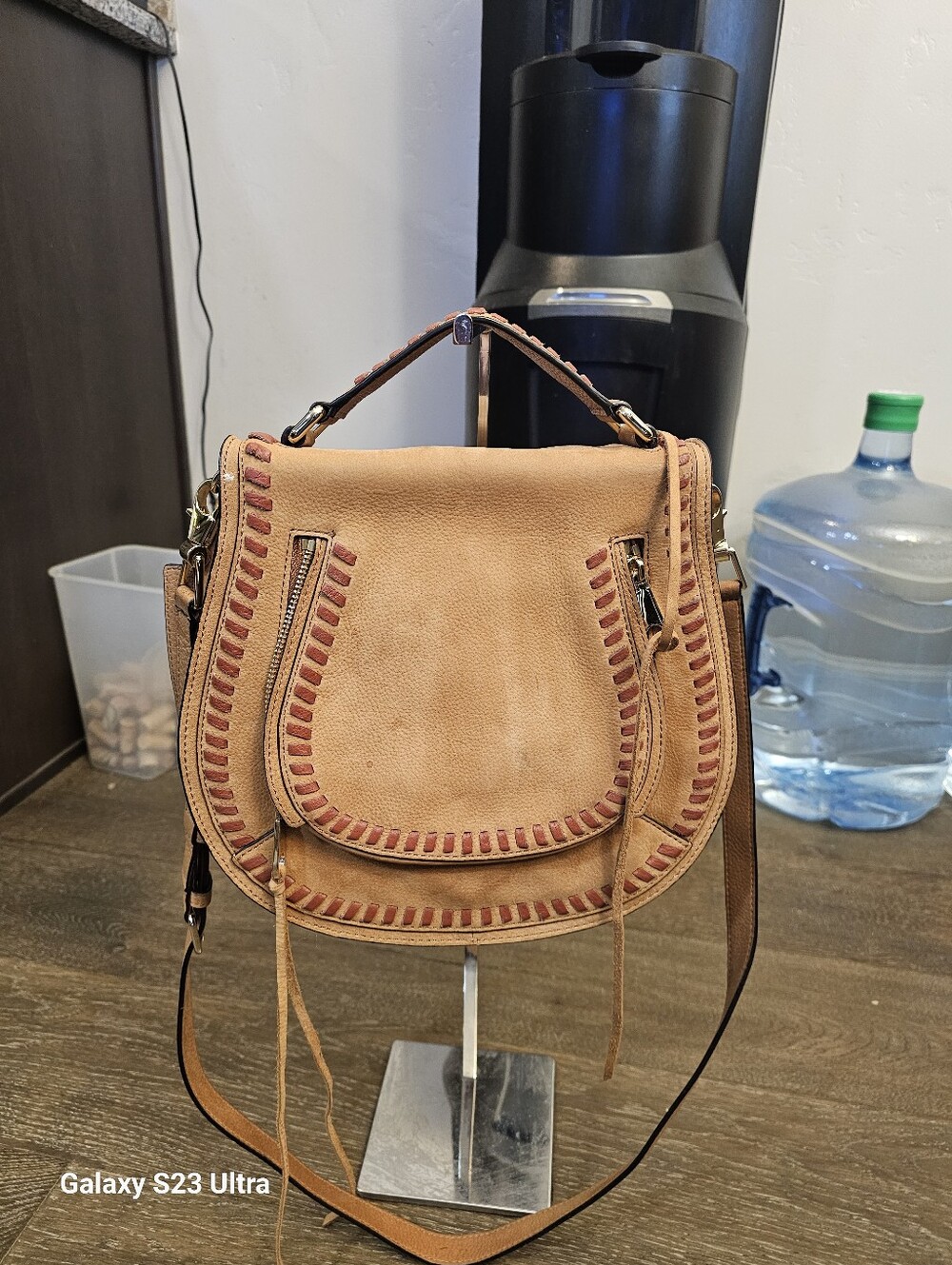 Rebecca Minkoff Tan Suede Crossbody Bag